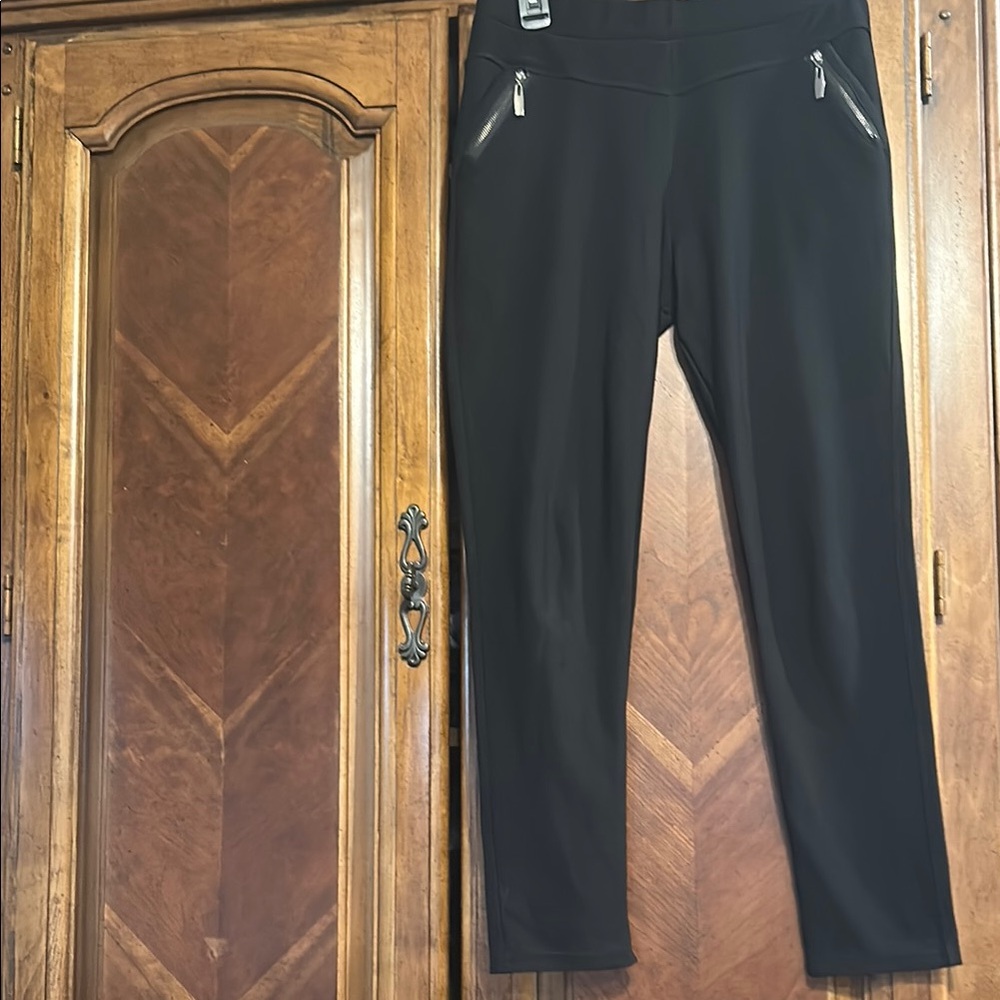 Black Zippered Pants
